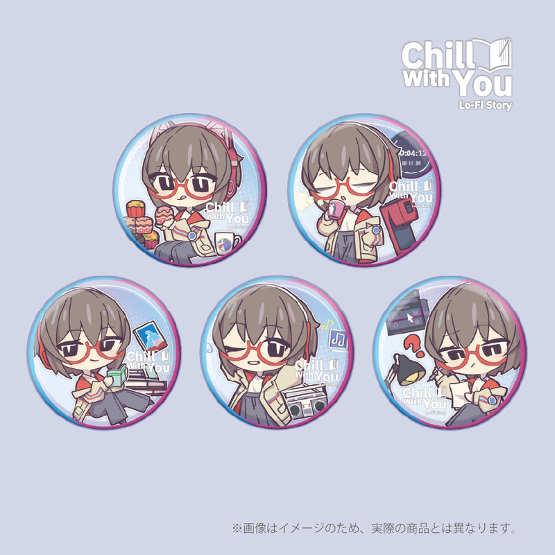 【26年9月上旬発送】ちびサトネ缶バッジ/Chill with You : Lo-Fi Story
