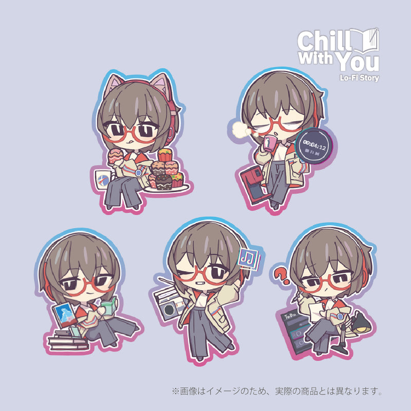 【26年9月上旬発送】ちびサトネステッカー/Chill with You : Lo-Fi Story